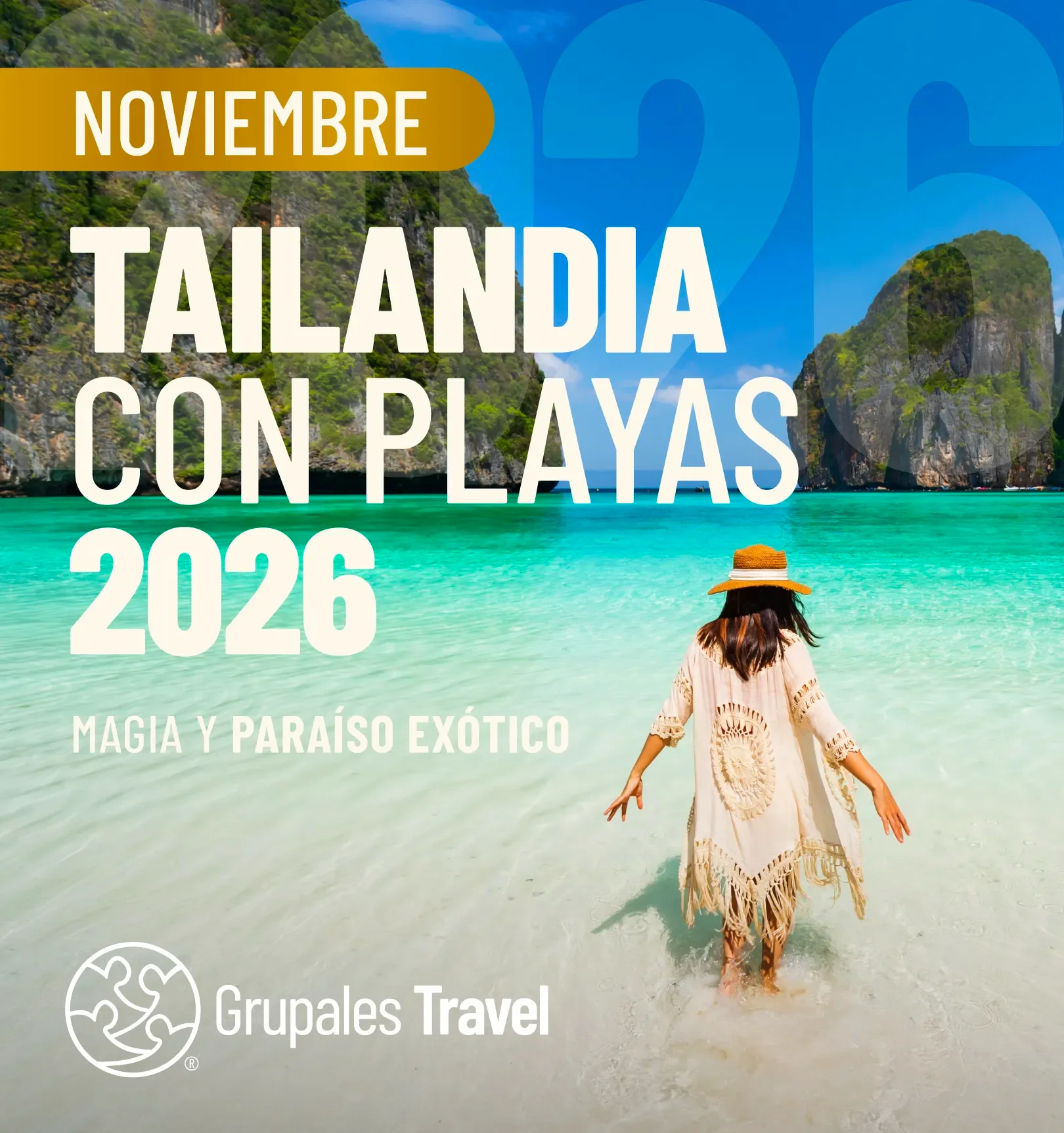 TAILANDIA CON PLAYAS 2026